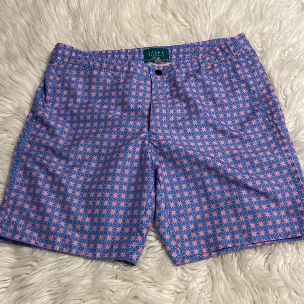 JACHS Man Swim New York Swim long 17” waist 34” excellent condition